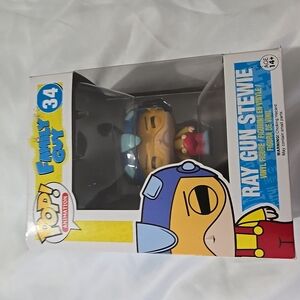 Funko Pop Vinyl Figure #34 Ray Gun Stewie